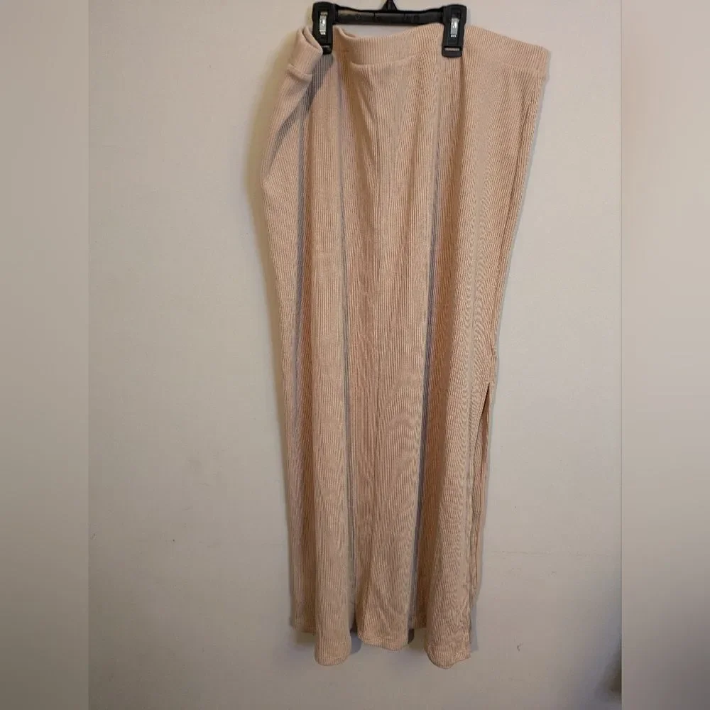Old Navy Camel Brown Knit Sweater Maxi Skirt Size XXL